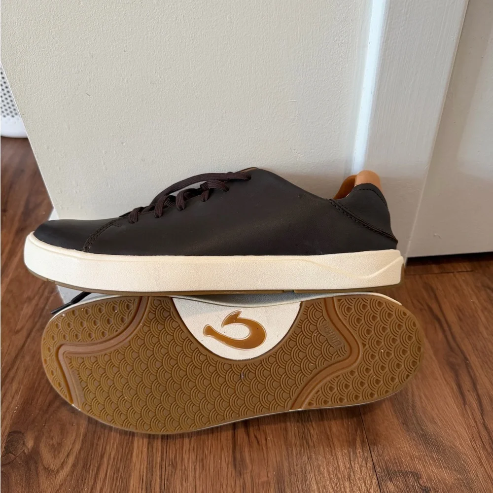 OluKai Waterproof Leather Sneakers - Picture 4 of 5